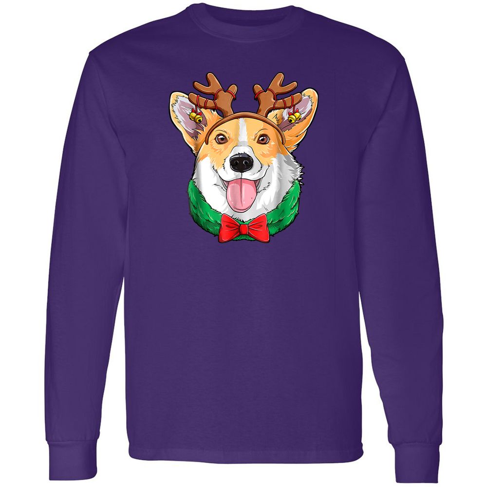 Long Sleeve T-Shirt - QGGBVF6A - Purple - 13