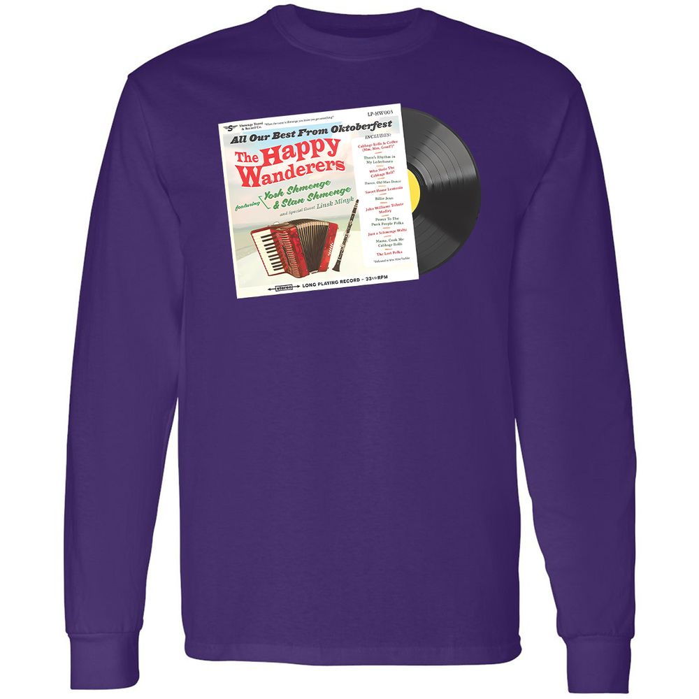 Long Sleeve T-Shirt - N1QFJNW2 - Purple - 13