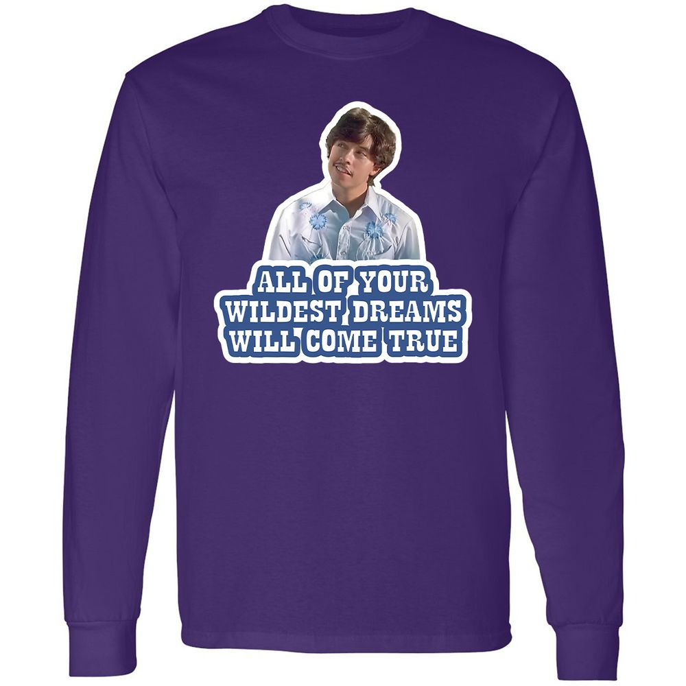 Long Sleeve T-Shirt - 3ZKD3MXL - Purple - 13