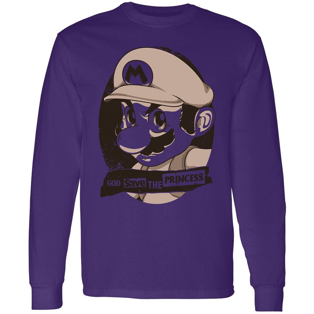 Long Sleeve T-Shirt - DMVSF6QW - Purple - 13
