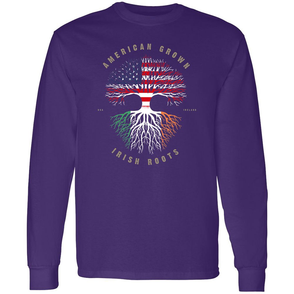 Long Sleeve T-Shirt - C7JQGKV8 - Purple - 13