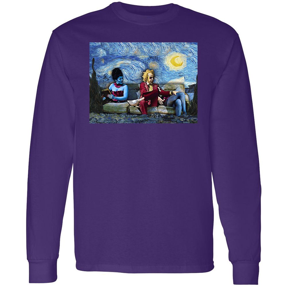 Long Sleeve T-Shirt - UJXUFJK8 - Purple - 13