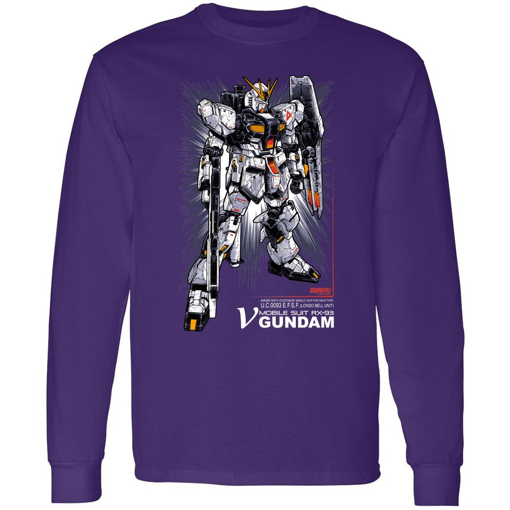 Long Sleeve T-Shirt - MXZBTDH3 - Purple - 13