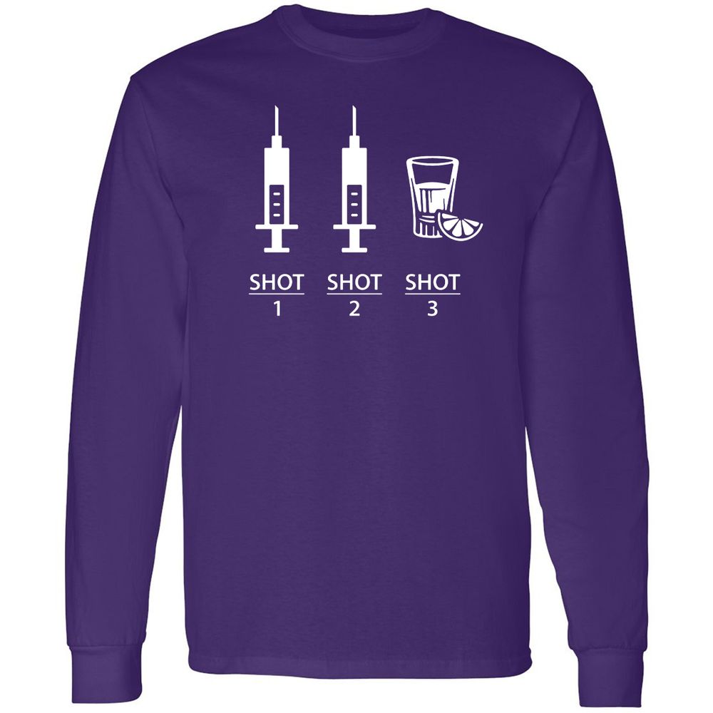 Long Sleeve T-Shirt - PCLKGBSJ - Purple - 13