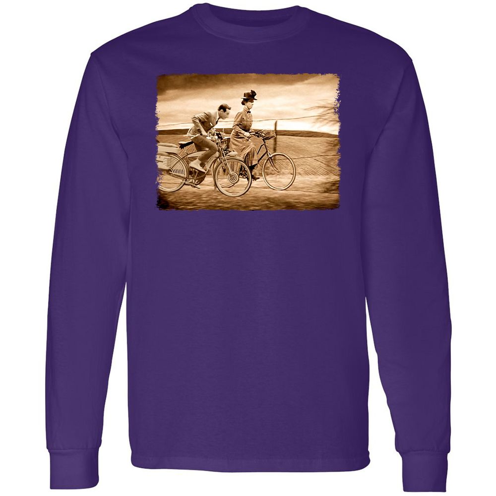 Long Sleeve T-Shirt - GRNT47XH - Purple - 13