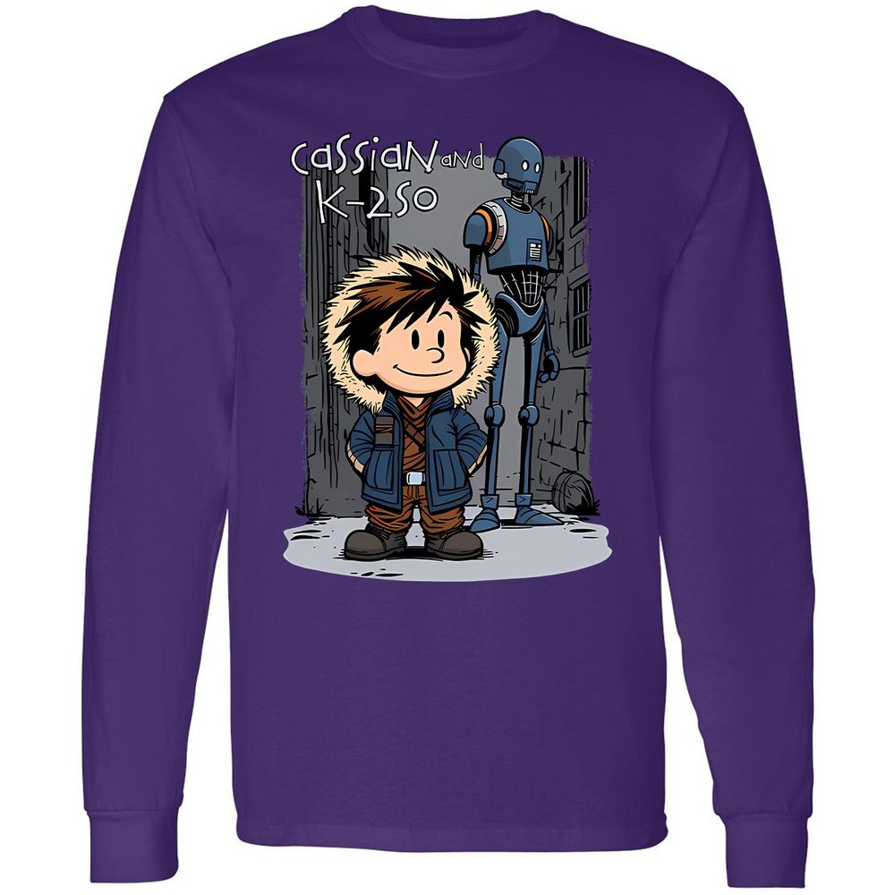 Long Sleeve T-Shirt - ZD2MUR12 - Purple - 13