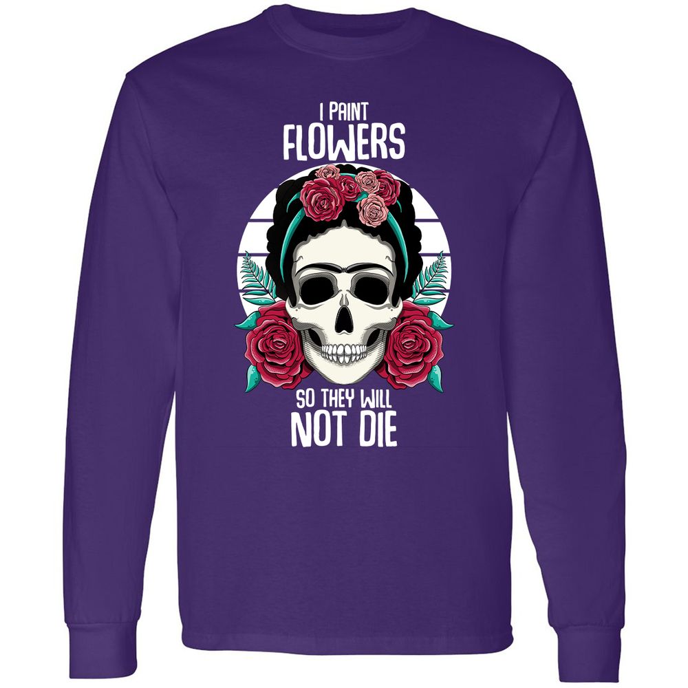 Long Sleeve T-Shirt - JRWSFB8E - Purple - 13
