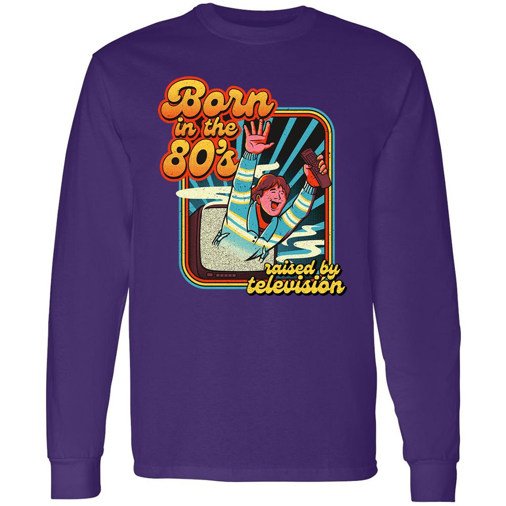 Long Sleeve T-Shirt - R7ESMRJB - Purple - 13