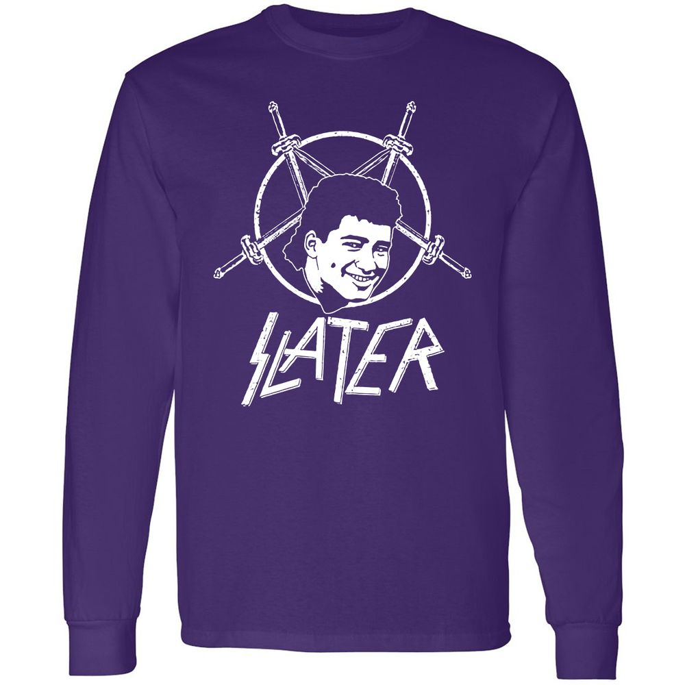Long Sleeve T-Shirt - 3DK9YZAD - Purple - 13