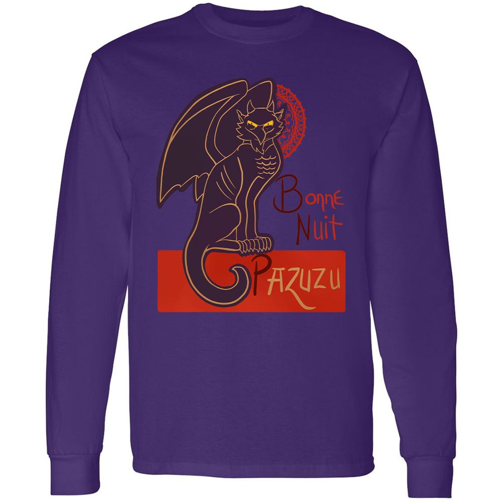Long Sleeve T-Shirt - ZBBQSZXZ - Purple - 13