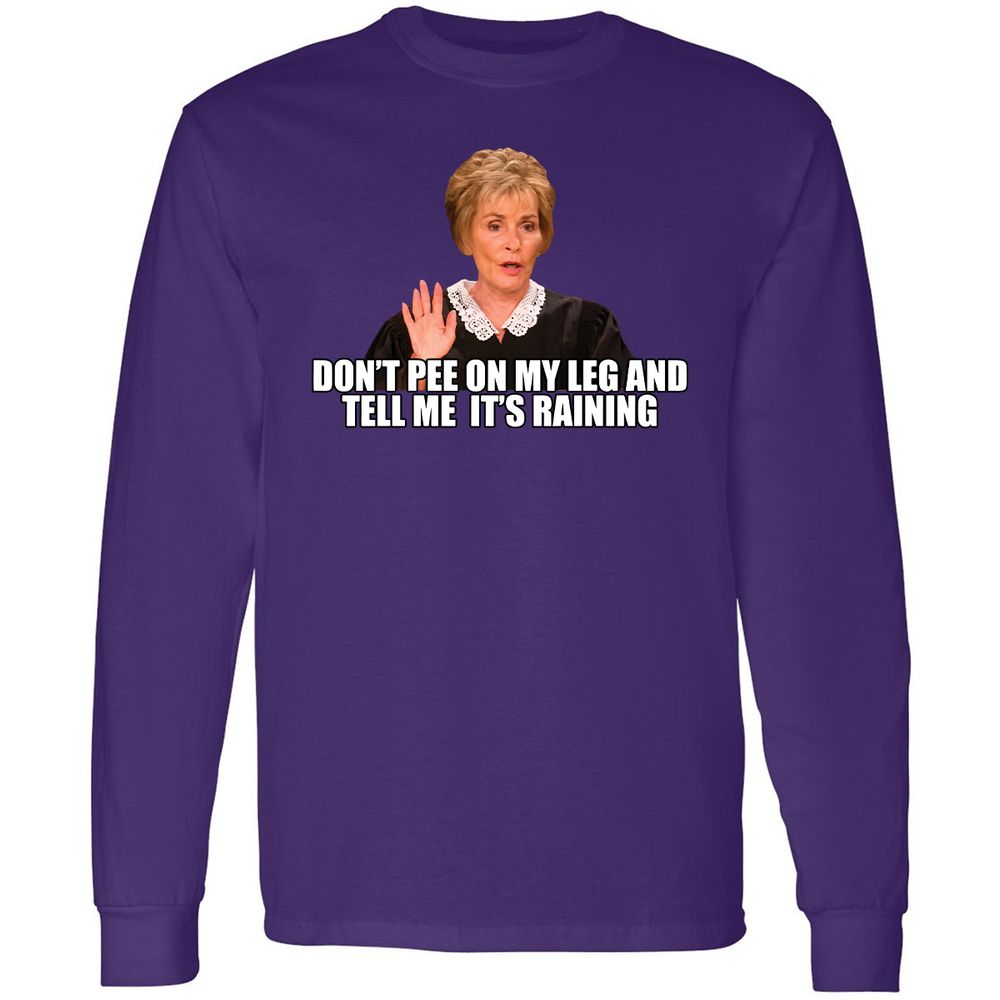 Long Sleeve T-Shirt - H1CGG4SG - Purple - 13