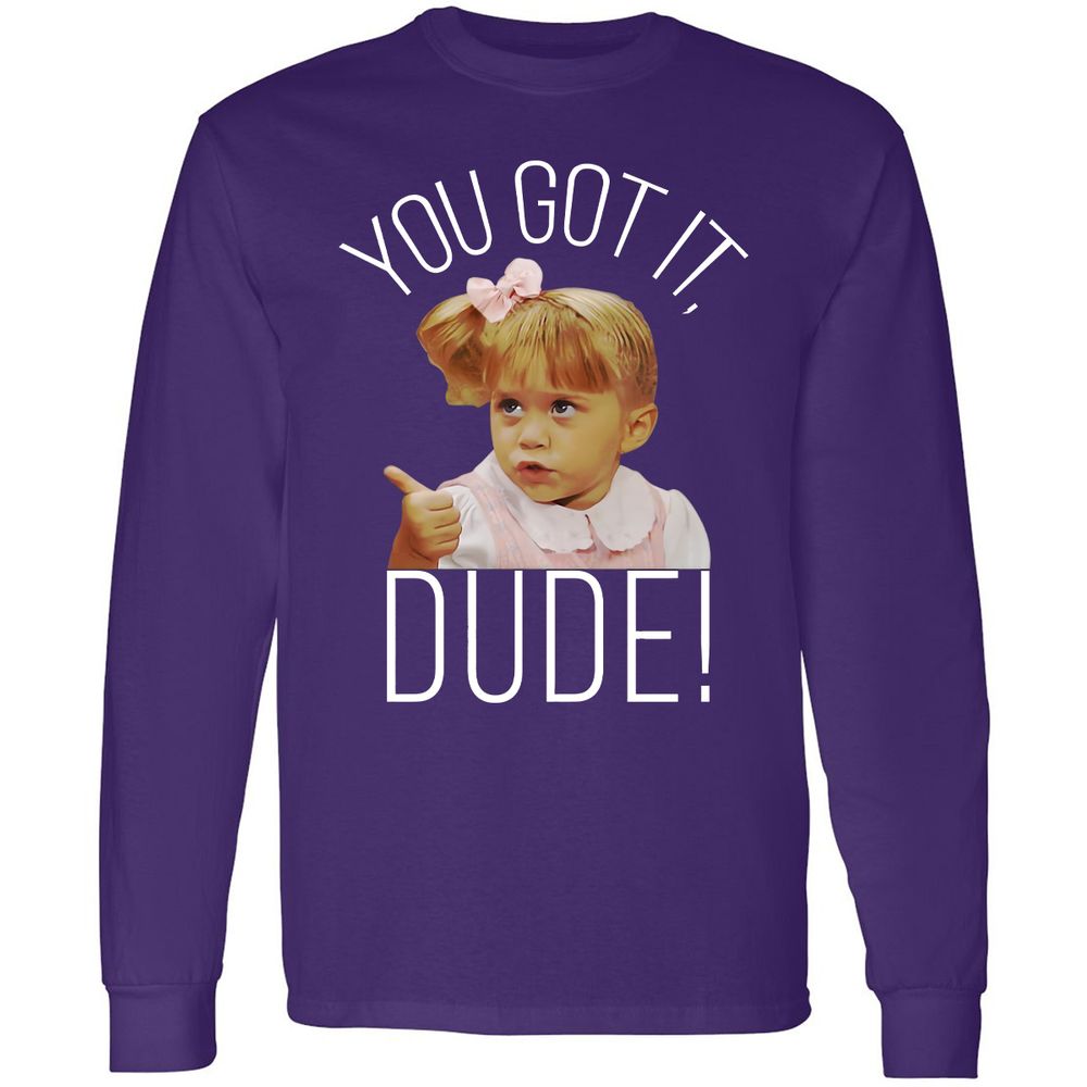 Long Sleeve T-Shirt - SGBY6AL7 - Purple - 13