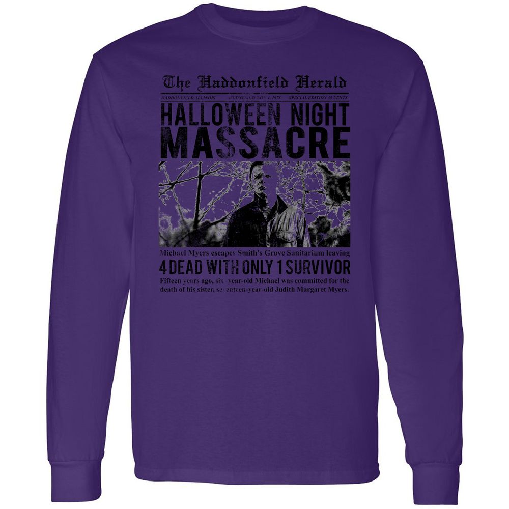 Long Sleeve T-Shirt - RJWQPLDL - Purple - 13
