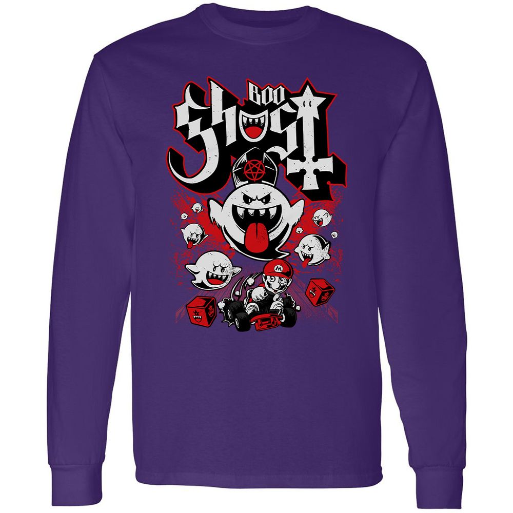 Long Sleeve T-Shirt - 6HD7S4GQ - Purple - 13