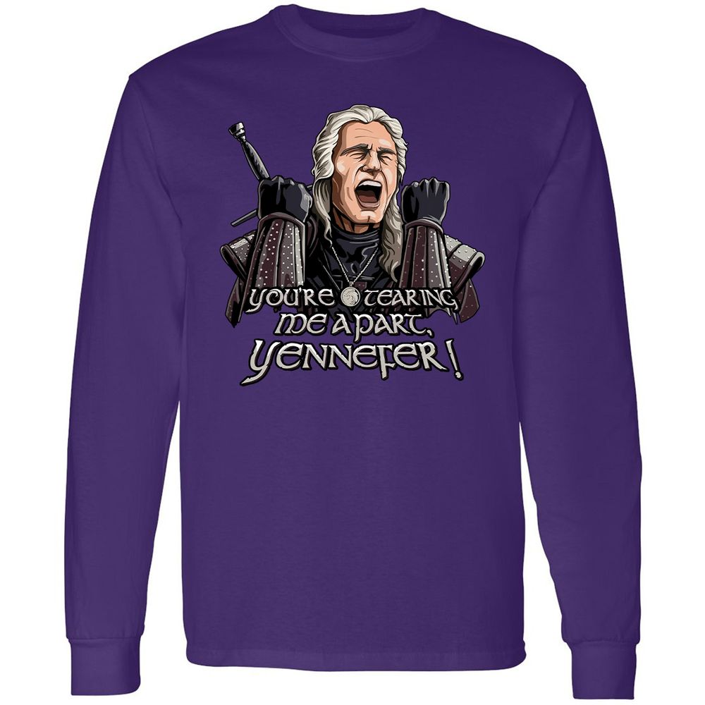 Long Sleeve T-Shirt - VXQBDV9G - Purple - 13