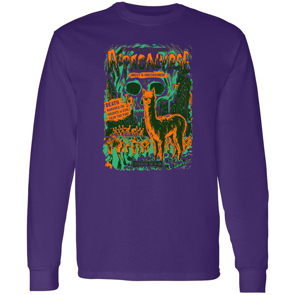 Long Sleeve T-Shirt - 4TF2AY5T - Purple - 13
