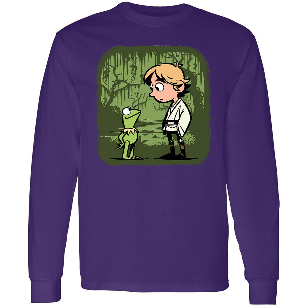 Long Sleeve T-Shirt - WN7ZUKWQ - Purple - 13