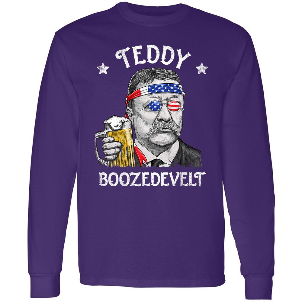 Long Sleeve T-Shirt - P3XVRNY8 - Purple - 13