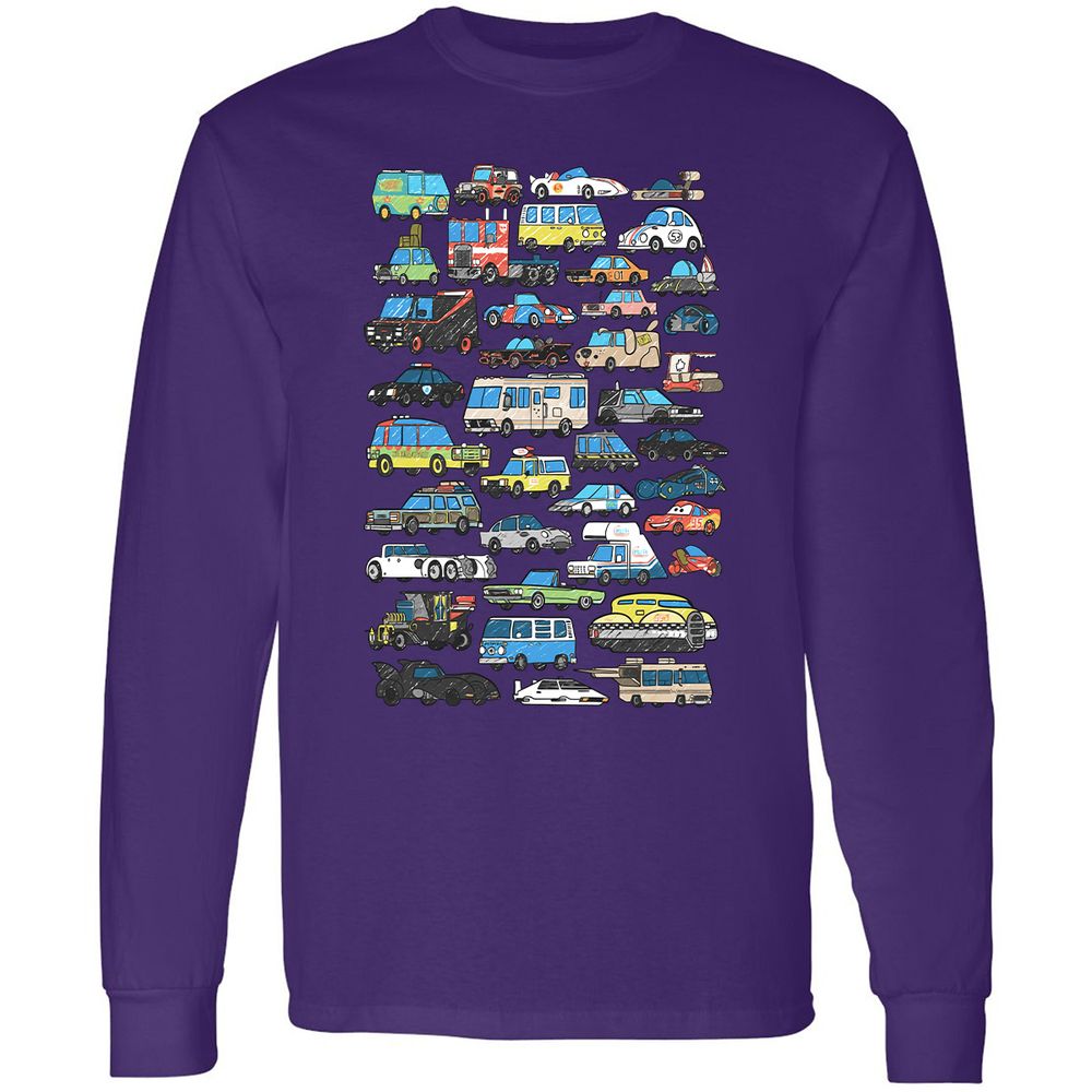 Long Sleeve T-Shirt - JK22N8UX - Purple - 13
