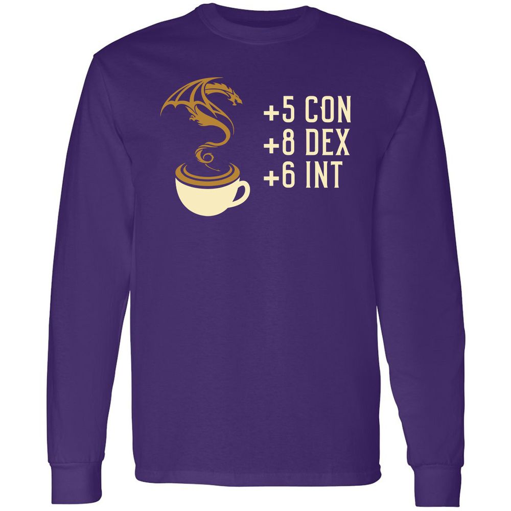 Long Sleeve T-Shirt - 9FYJ9QC6 - Purple - 13