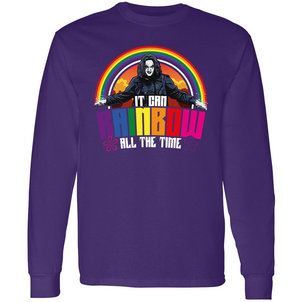 Long Sleeve T-Shirt - JFML4BDQ - Purple - 13