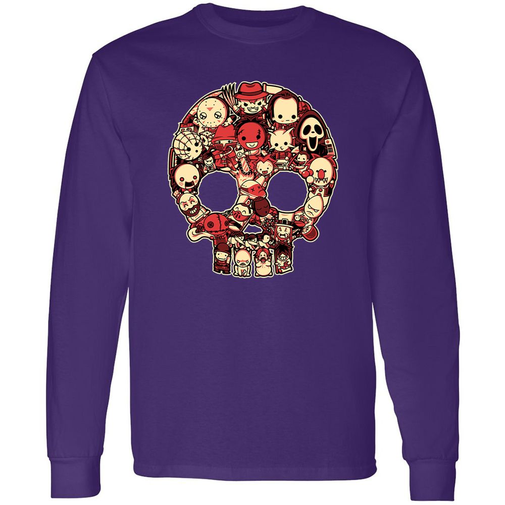 Long Sleeve T-Shirt - 8N6NQRSF - Purple - 13