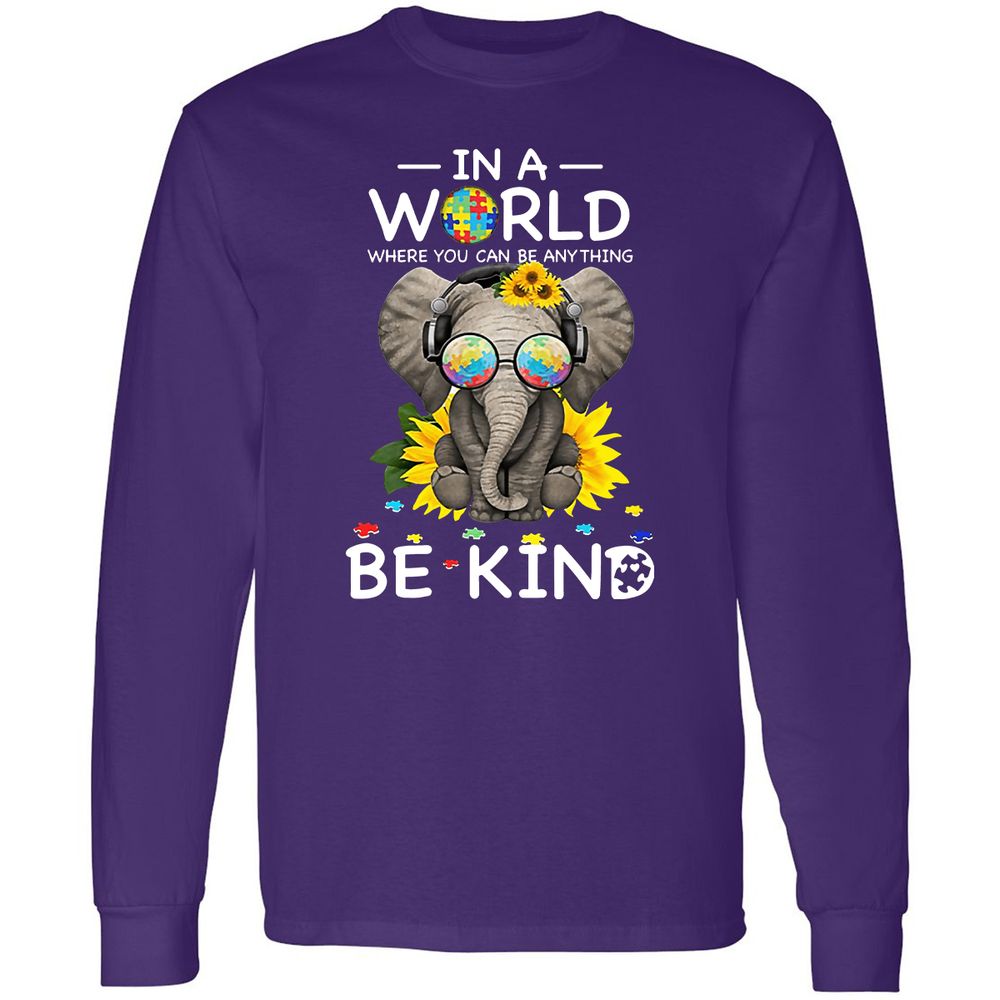 Long Sleeve T-Shirt - RBPQADEL - Purple - 13