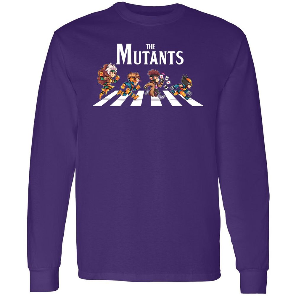 Long Sleeve T-Shirt - HQHS834F - Purple - 13