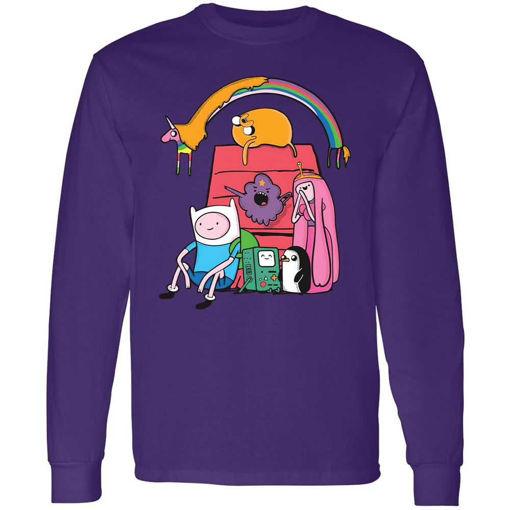 Long Sleeve T-Shirt - JS57J3HF - Purple - 13