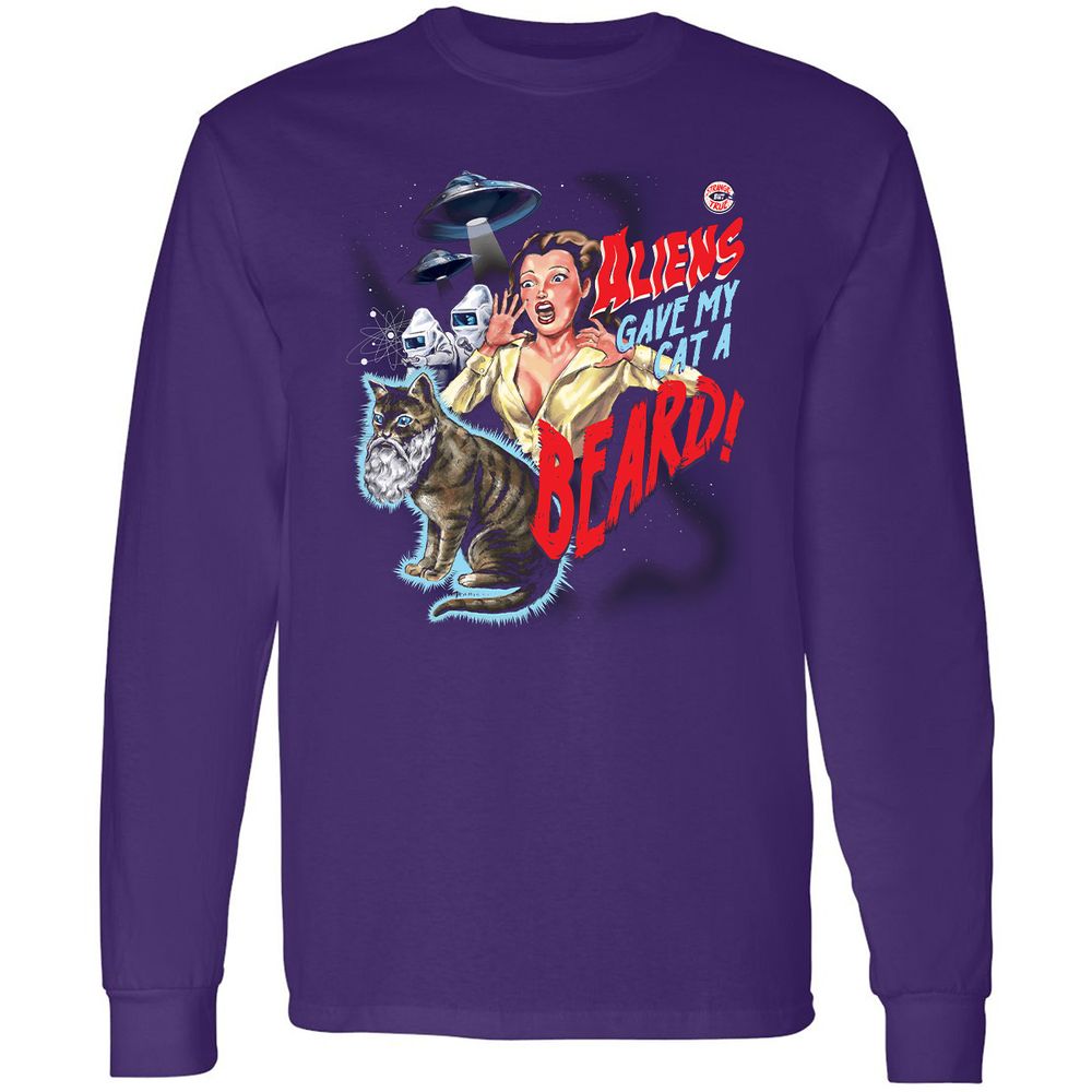 Long Sleeve T-Shirt - D9ZQR68Z - Purple - 13