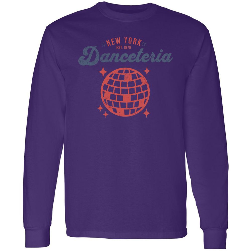 Long Sleeve T-Shirt - D1ZPGNU7 - Purple - 13