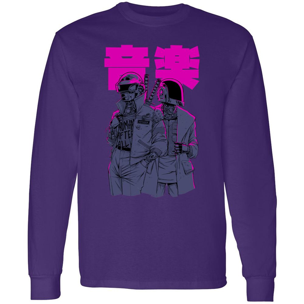 Long Sleeve T-Shirt - 4HSVJVN9 - Purple - 13