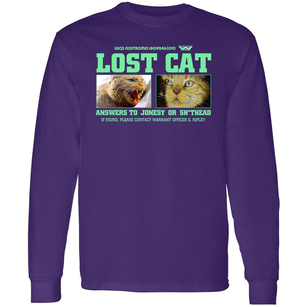 Long Sleeve T-Shirt - LBY2UQNJ - Purple - 13