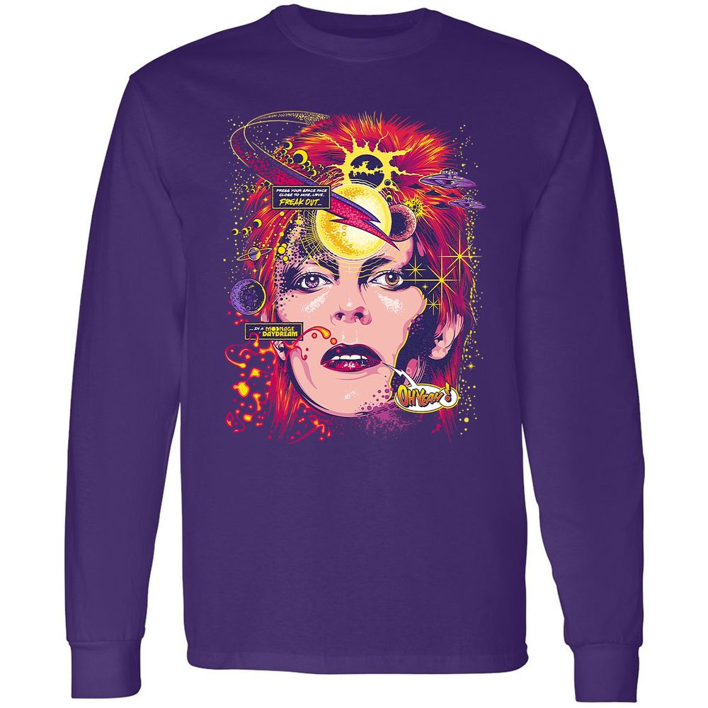 Long Sleeve T-Shirt - 677LA6ZU - Purple - 13