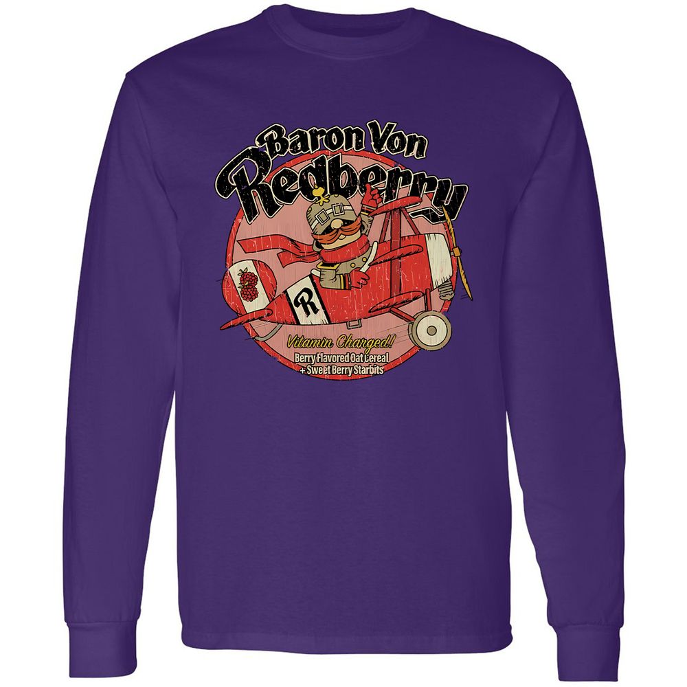 Long Sleeve T-Shirt - KMTGW4X8 - Purple - 13