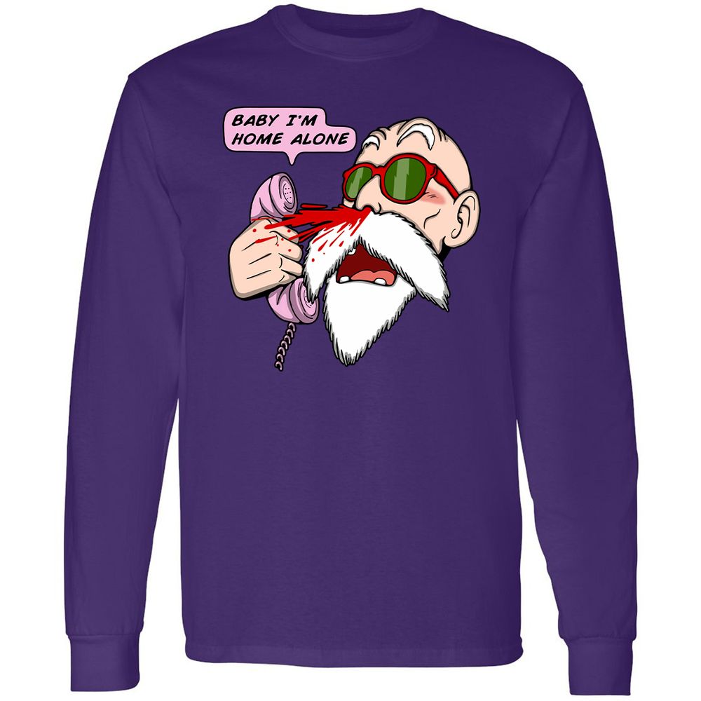 Long Sleeve T-Shirt - GSE94HPP - Purple - 13