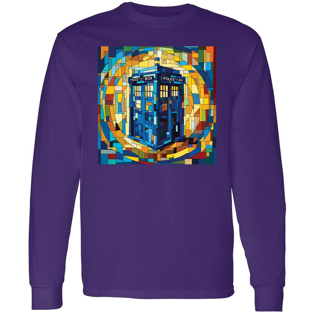 Long Sleeve T-Shirt - AVCM6SFA - Purple - 13