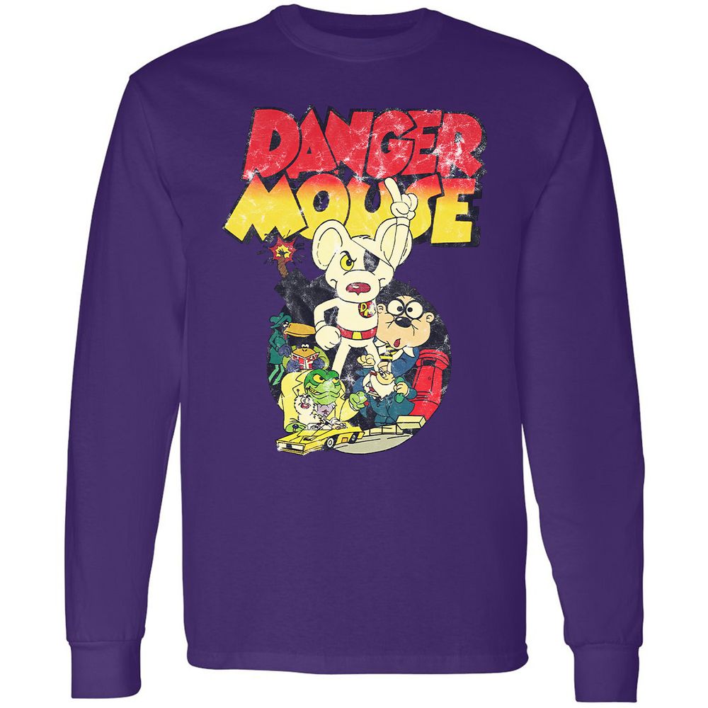 Long Sleeve T-Shirt - KDSH1GDK - Purple - 13