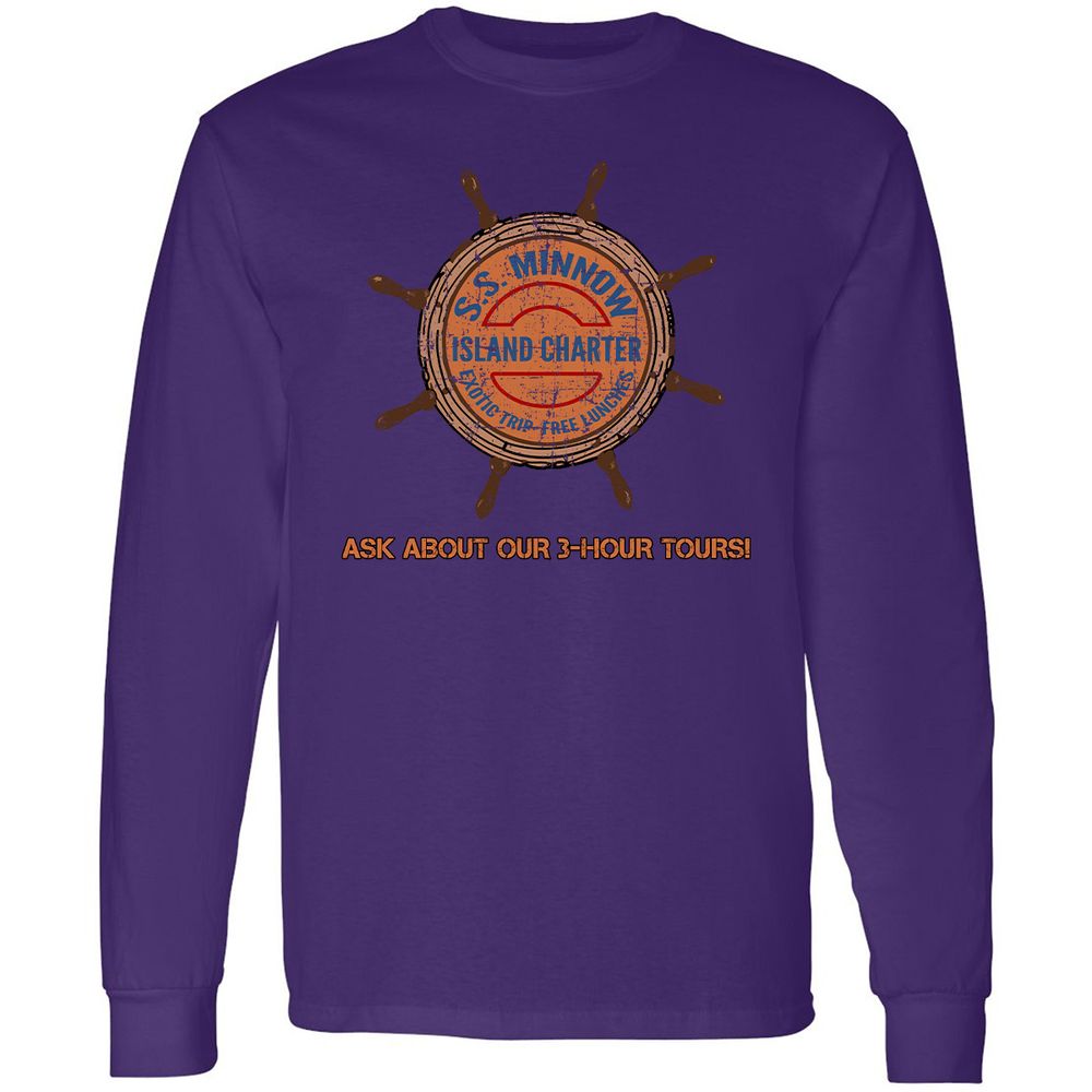 Long Sleeve T-Shirt - H4FGZHCR - Purple - 13