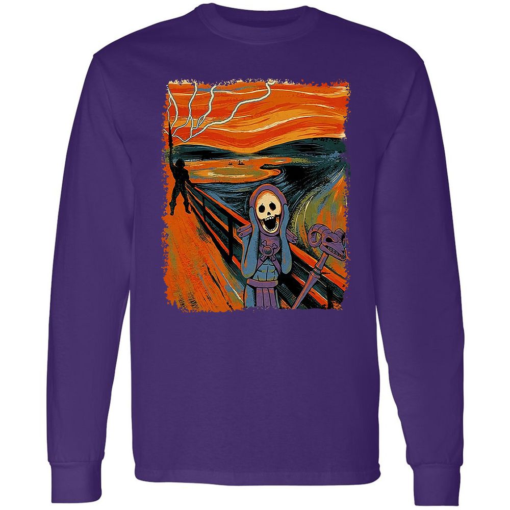 Long Sleeve T-Shirt - QTWS9E9F - Purple - 13