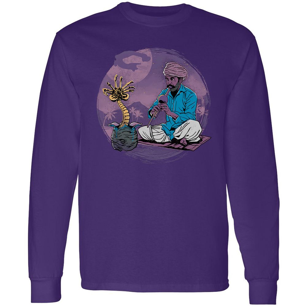 Long Sleeve T-Shirt - QK3DJ7U1 - Purple - 13