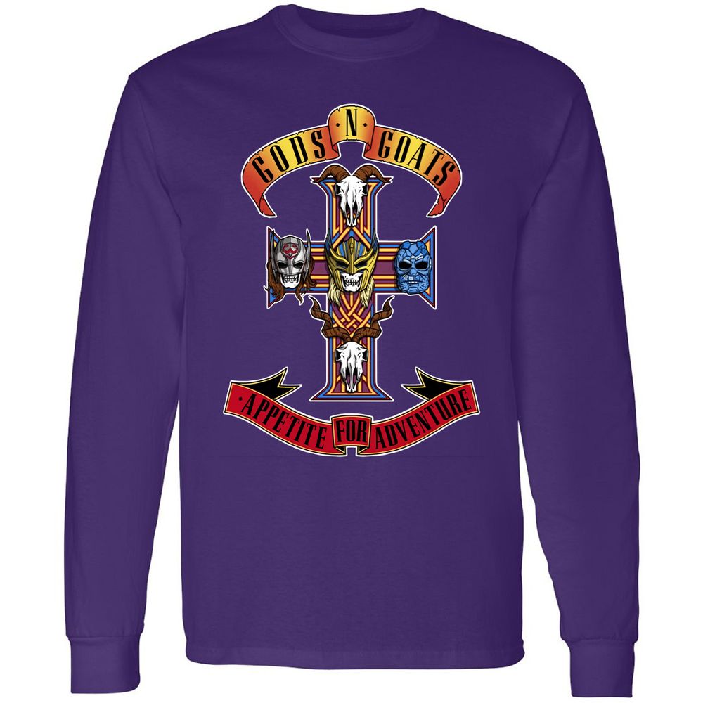 Long Sleeve T-Shirt - W9MHG2N1 - Purple - 13