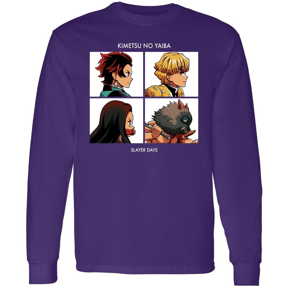 Long Sleeve T-Shirt - 5XVVG6Y4 - Purple - 13