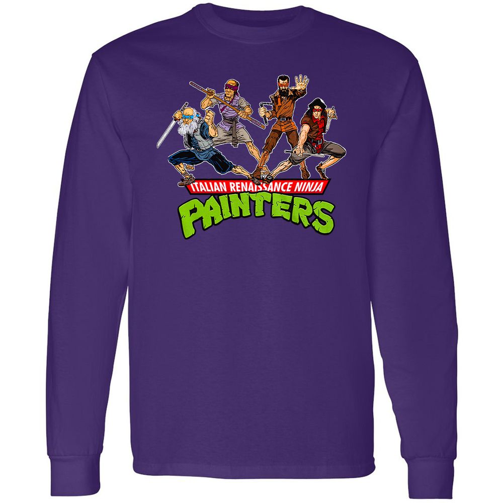 Long Sleeve T-Shirt - FDGGZ4P7 - Purple - 13