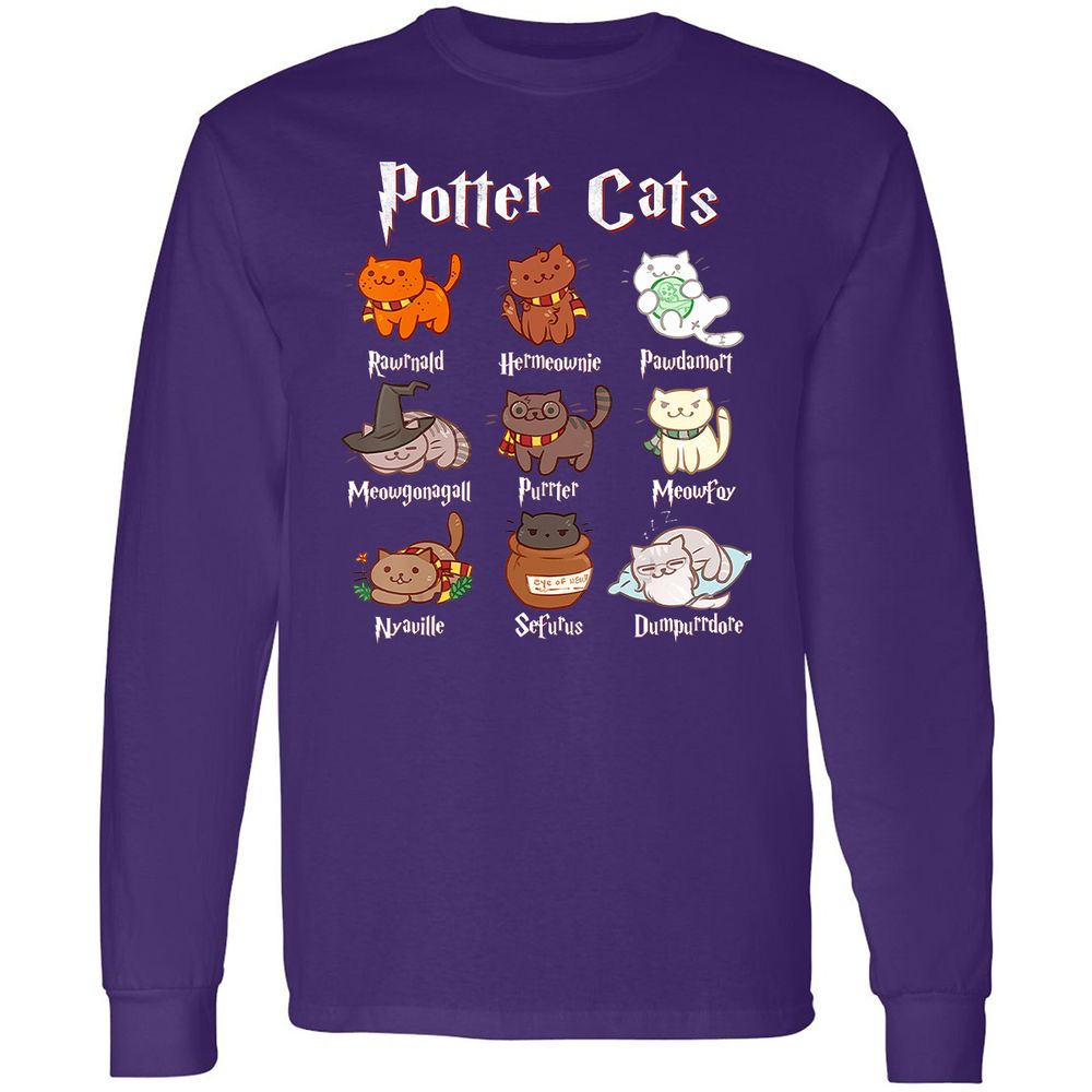 Long Sleeve T-Shirt - W9AAY7MQ - Purple - 13