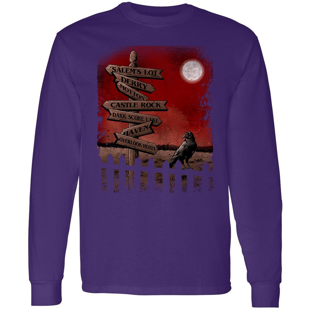 Long Sleeve T-Shirt - VPJMYFL9 - Purple - 13