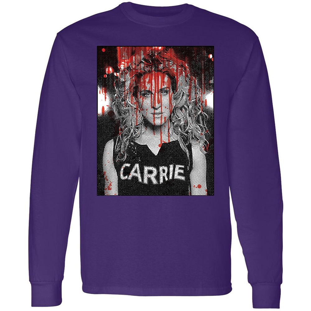 Long Sleeve T-Shirt - U86CZTAU - Purple - 13