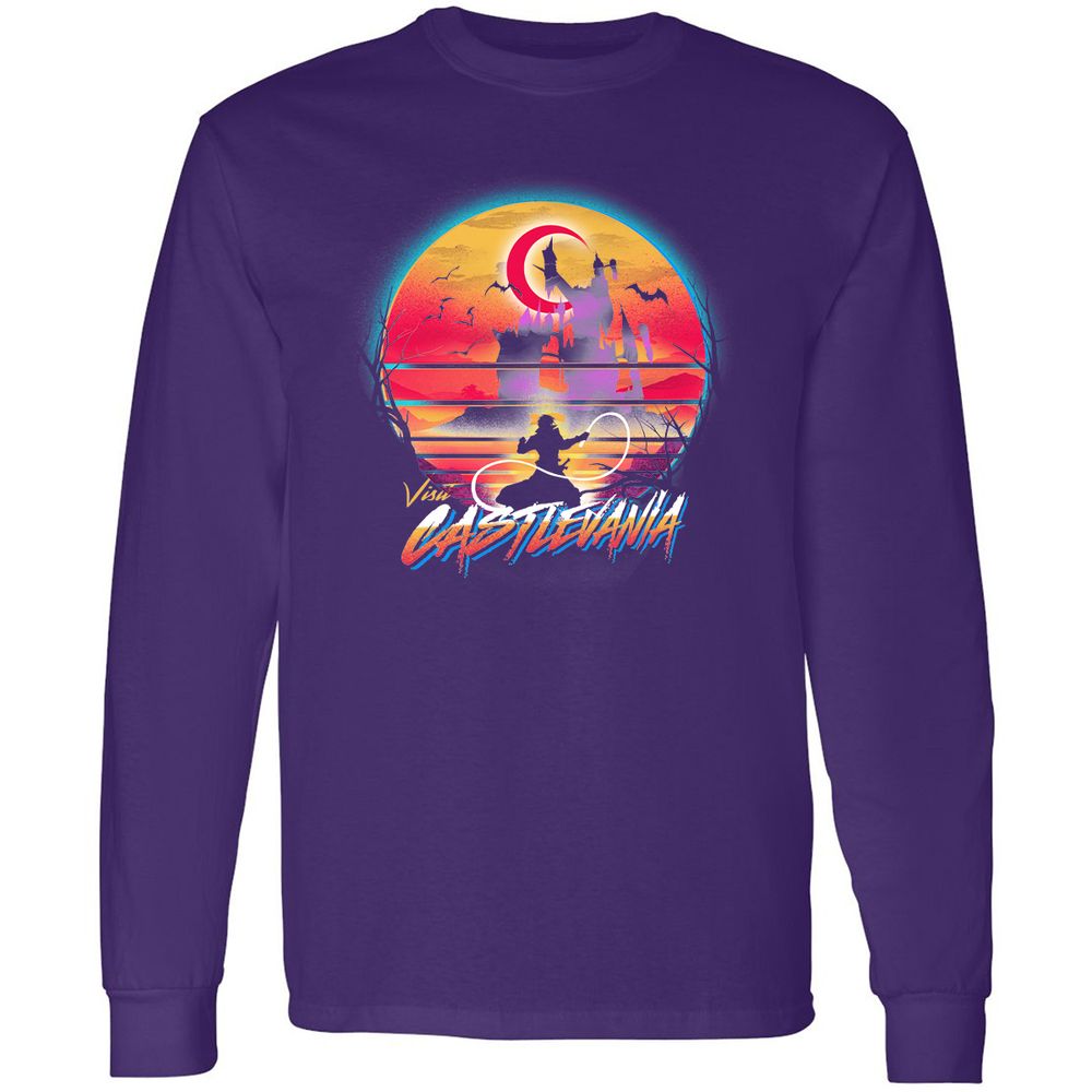 Long Sleeve T-Shirt - MV9KTMZB - Purple - 13