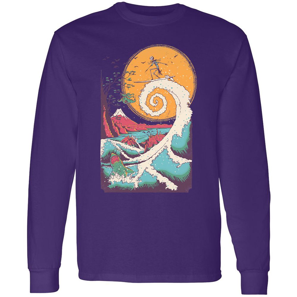 Long Sleeve T-Shirt - GDJZQMVY - Purple - 13