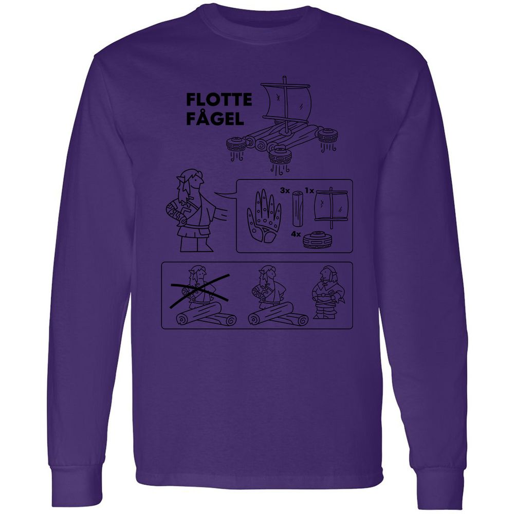 Long Sleeve T-Shirt - GYDLKMRZ - Purple - 13